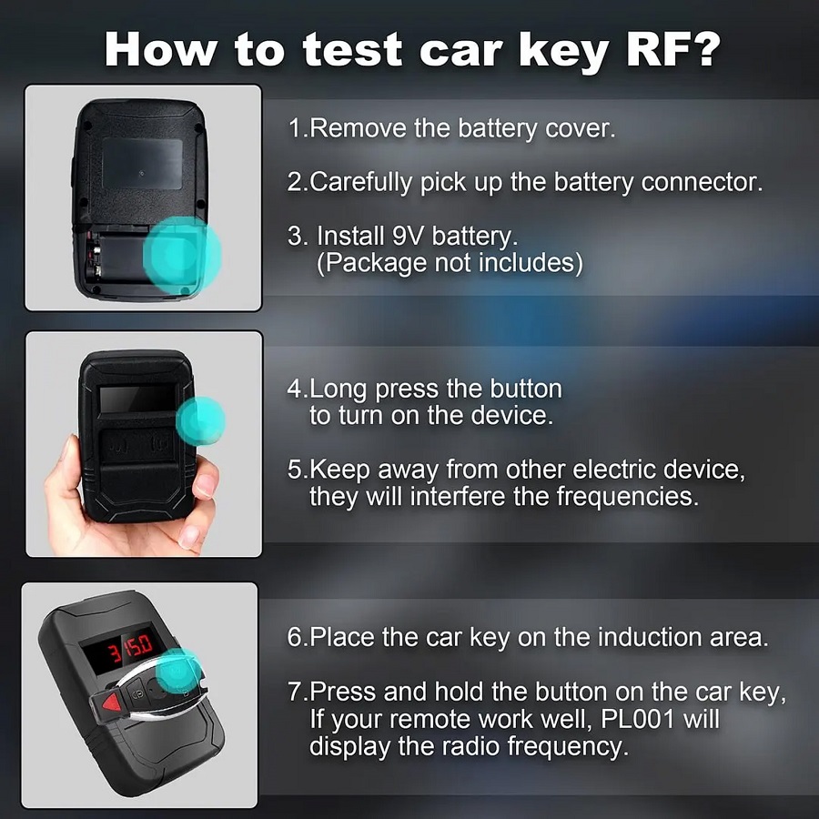 WOYO PL001 Remote Control Tester Tools-AutoOBD2-1