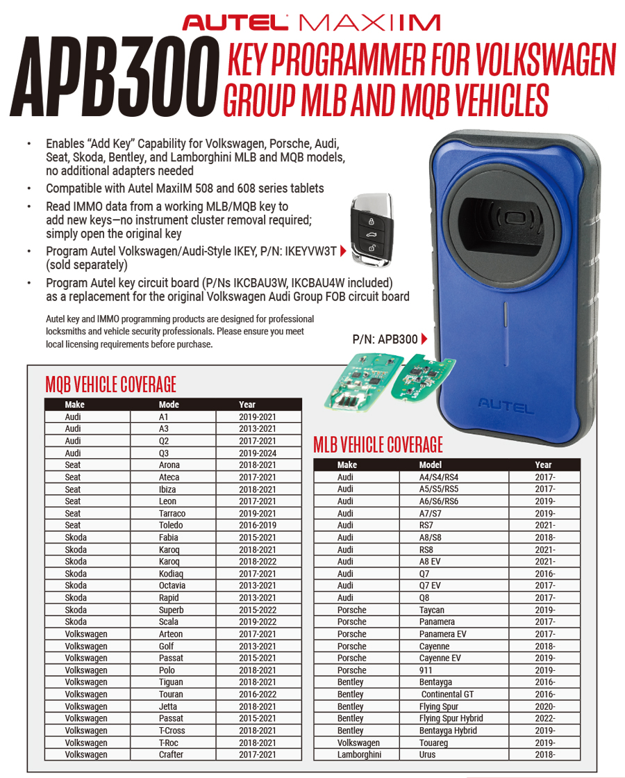 AUTEL APB300 Key Programmer Tool-autoobd2