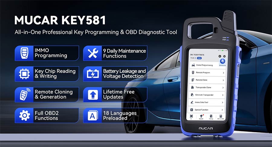 THINKCAR MUCAR KEY581 Key Programmer-autoobd2