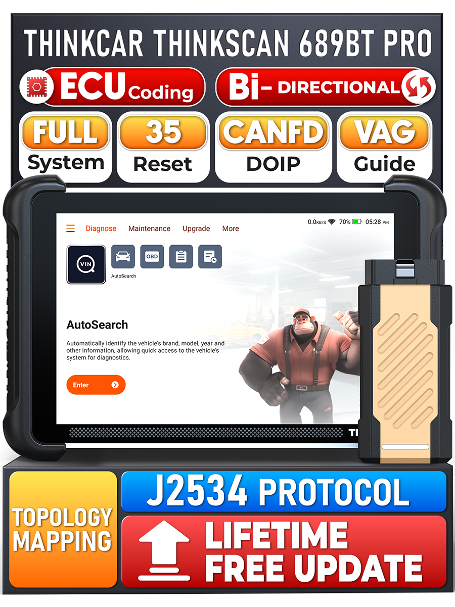 THINKCAR THINKSCAN 689BT PRO Bluetooth Diagnostic Scanner-autoobd2