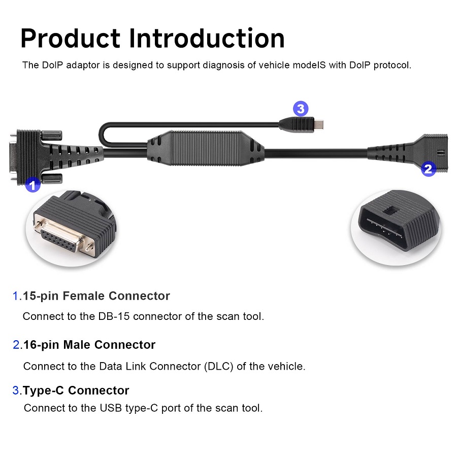 LAUNCH DOIP Adapter Standard Kit-autoobd2-1