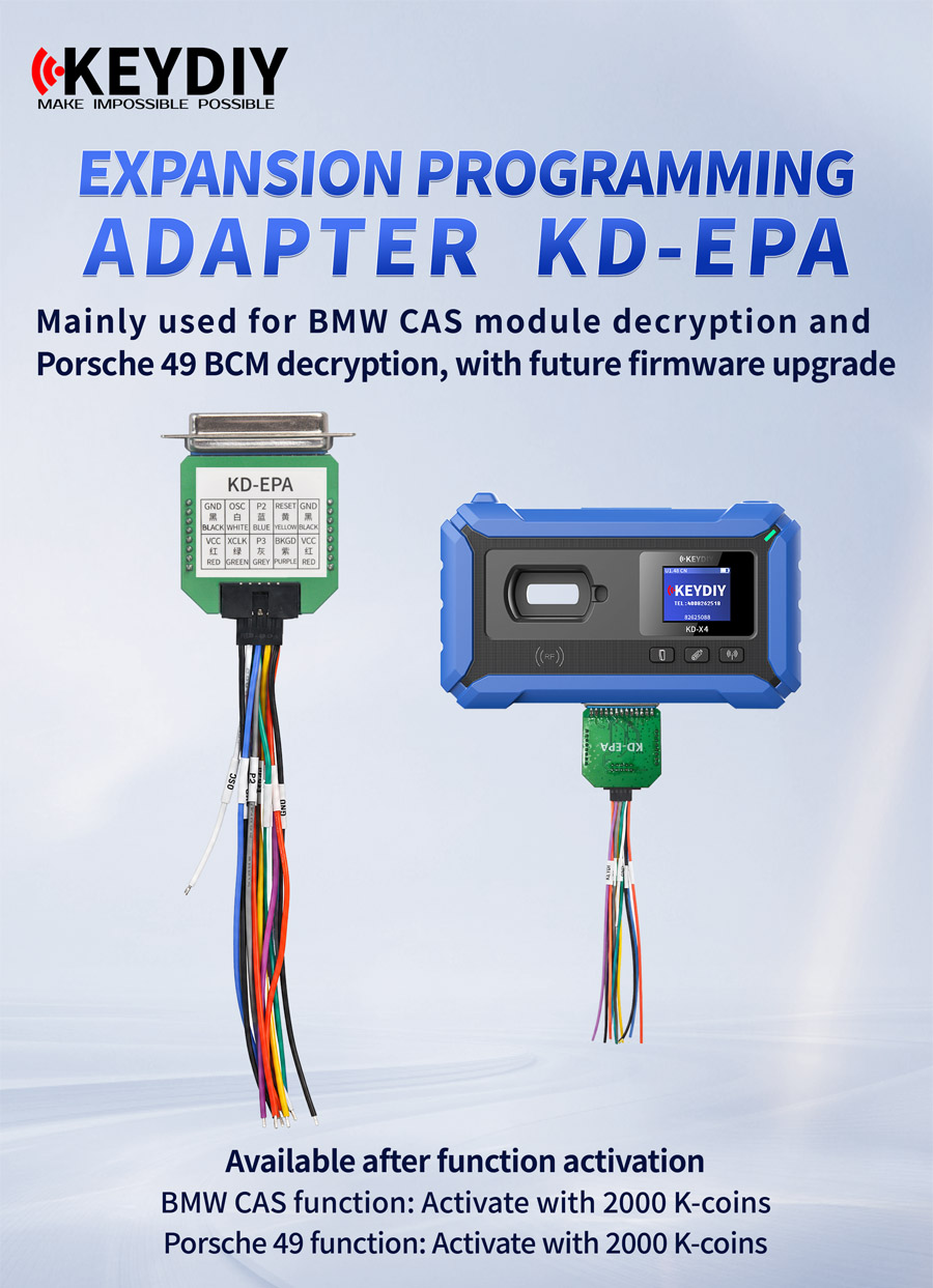 KEYDIY KD-EPA Adapter Used with KD-X4-autoobd2-1