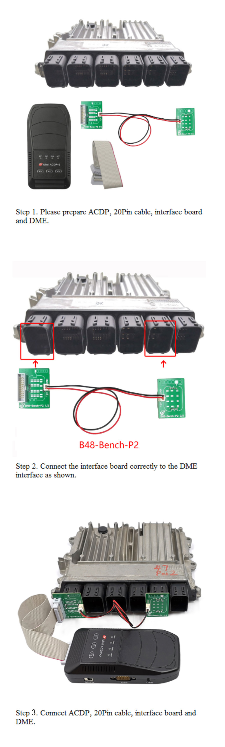 YANHUA Read/Write Locked B48/B58 DME Data Board + Authorization-autoobd2-2